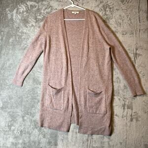 Madewell Size Small Kent Cardigan‎ Sweater Coziest Yarn Alpaca Merino Wool Blend